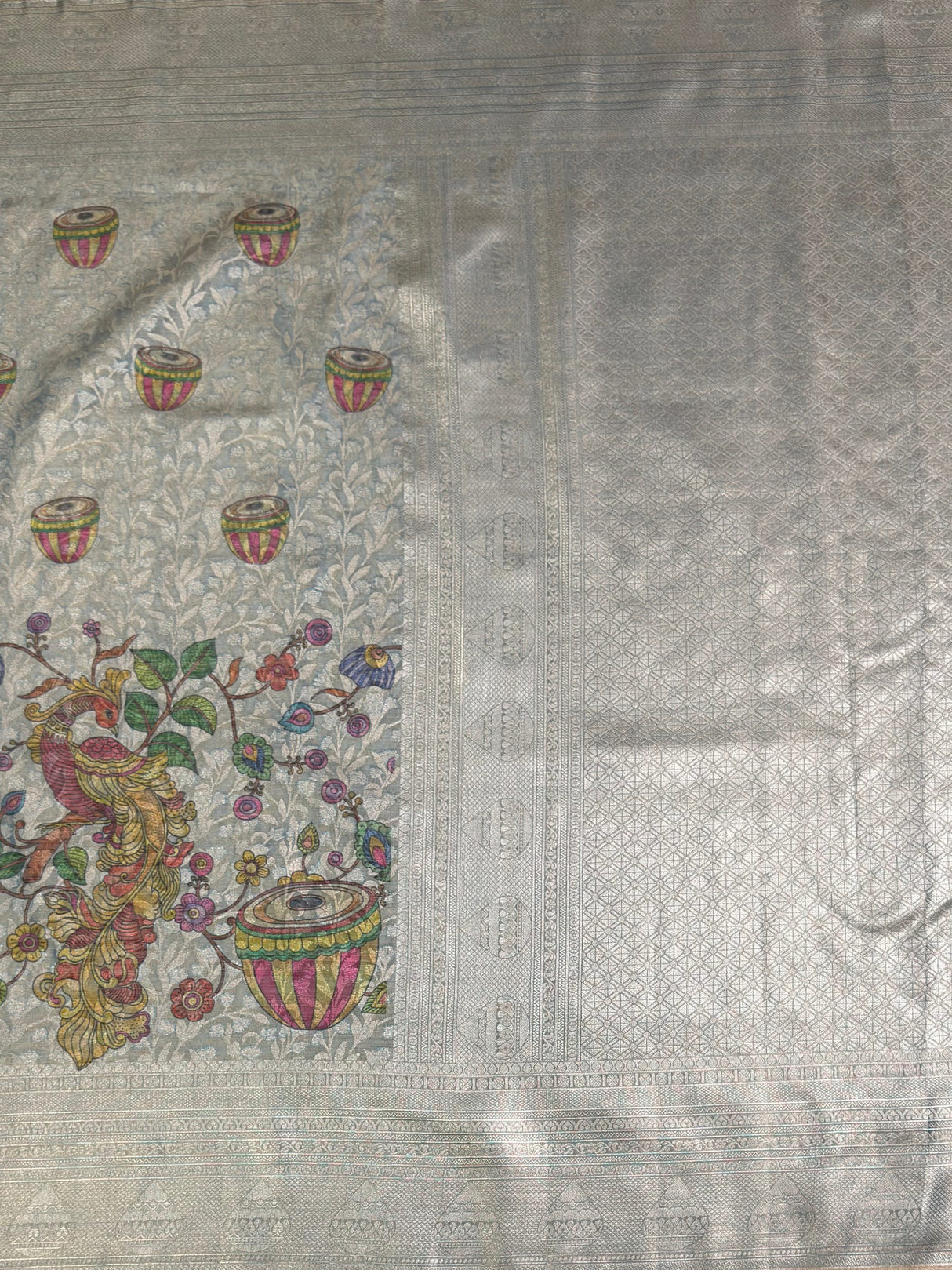 MIMOSA Saree Saree — pallu and zari work detail