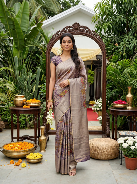 MIMOSA Saree Saree — front view on mannequin