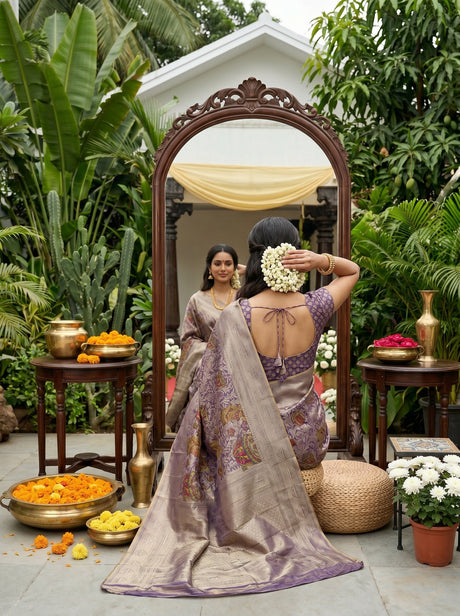MIMOSA Saree Saree — pose 2 styling detail