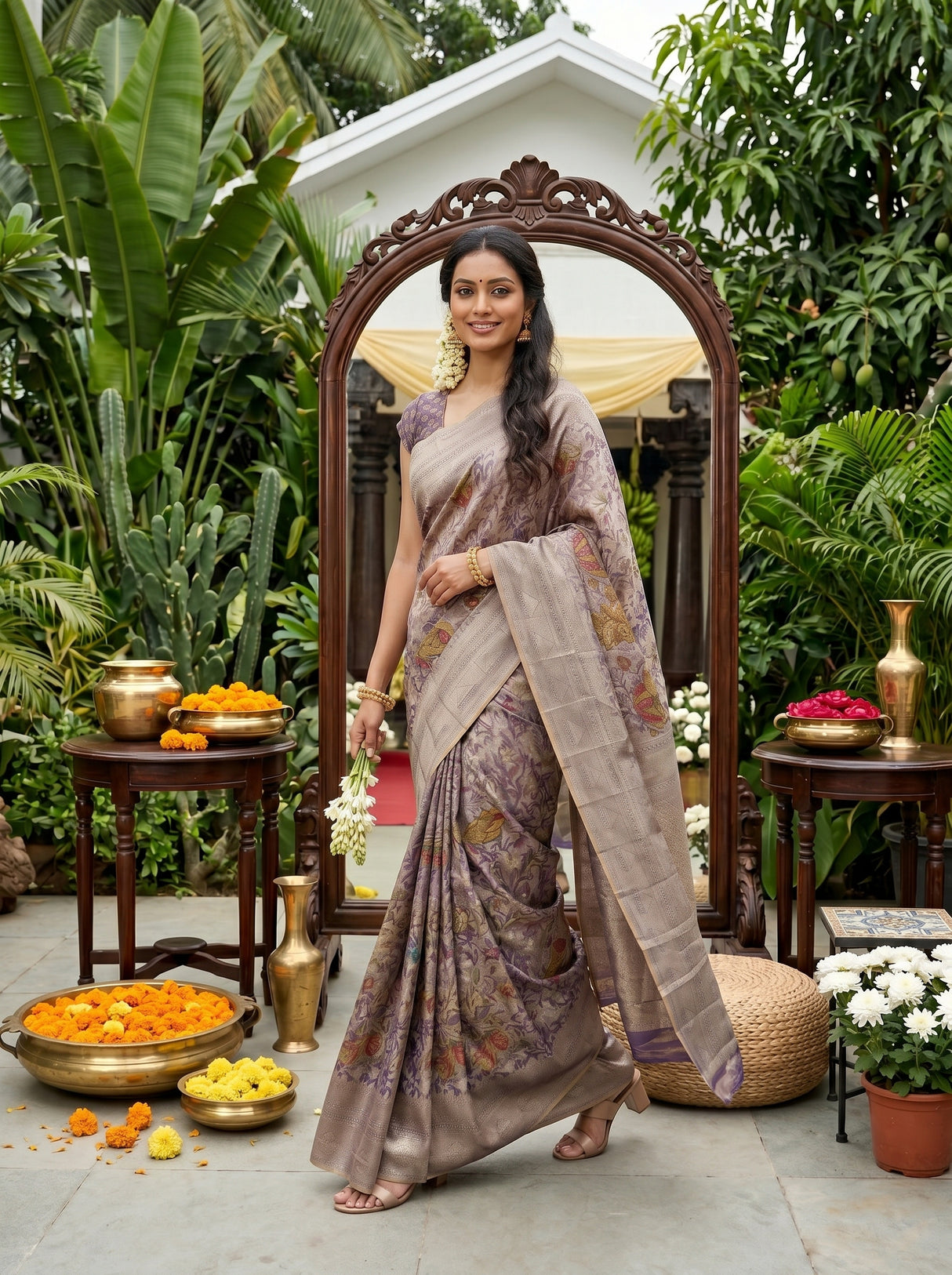 MIMOSA Saree Saree — pose 6 styling detail