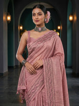 MIMOSA Gajari Saree Saree — pose 10 styling detail