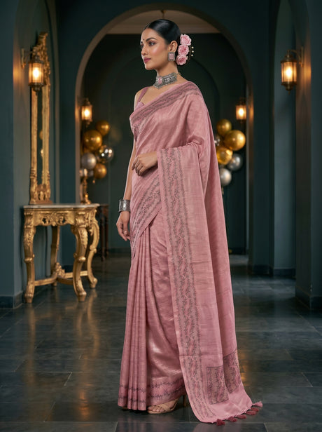 MIMOSA Gajari Saree Saree — pose 3 styling detail