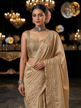 MIMOSA Tussar Saree Saree — pose 10 styling detail