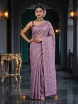 MIMOSA Violet Saree Saree — pose 4 styling detail