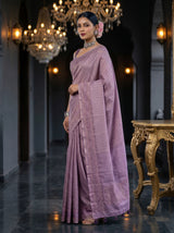 MIMOSA Violet Saree Saree — pose 5 styling detail