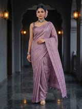 MIMOSA Violet Saree Saree — pose 6 styling detail
