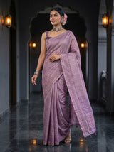 MIMOSA Violet Saree Saree — pose 9 styling detail