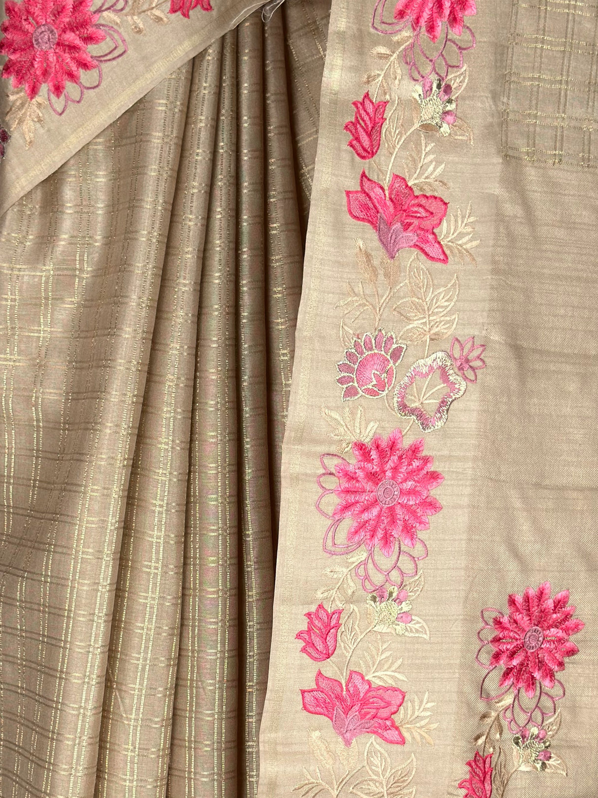 MIMOSA Chiku Saree Saree — fleets shot full lifestyle