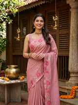 MIMOSA Gajari Saree Saree — pose 10 styling detail