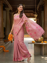MIMOSA Gajari Saree Saree — pose 5 styling detail