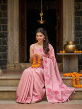 MIMOSA Gajari Saree Saree — pose 8 styling detail