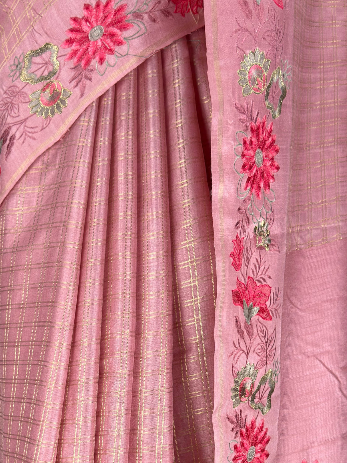 MIMOSA Gajari Saree Saree — fleets shot full lifestyle