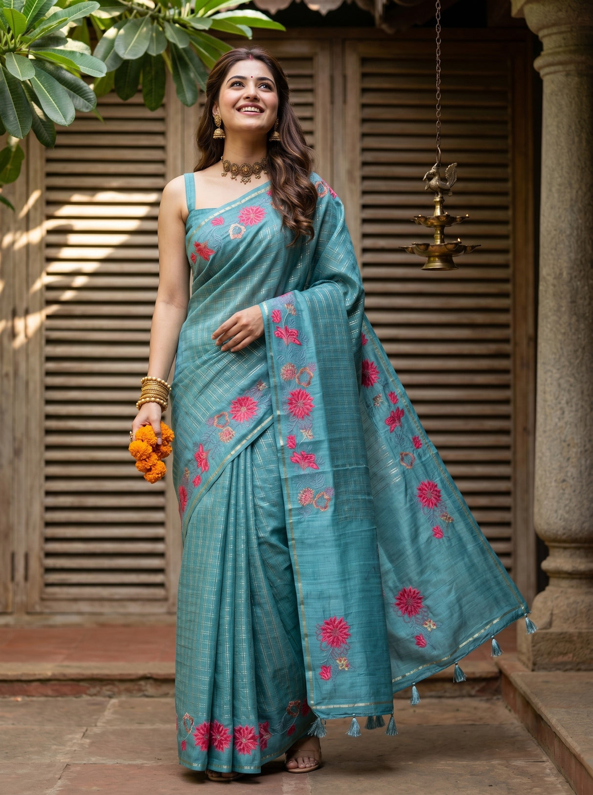 Sapphire  Saree
