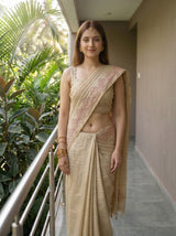 MIMOSA Chiku Saree Saree — pose 10 styling detail