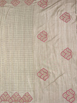 MIMOSA Chiku Saree Saree — pallu and zari work detail