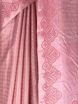MIMOSA Gajari Saree Saree — fleets shot full lifestyle