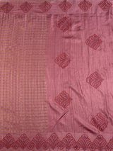 MIMOSA Gajari Saree Saree — pallu and zari work detail