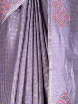 MIMOSA Violet Saree Saree — fleets shot full lifestyle
