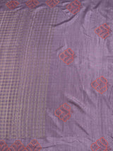 MIMOSA Violet Saree Saree — pallu and zari work detail