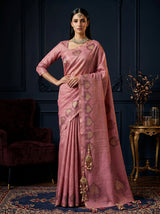 MIMOSA Gajari Saree Saree — pose 10 styling detail