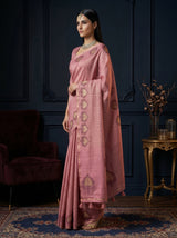 MIMOSA Gajari Saree Saree — pose 3 styling detail