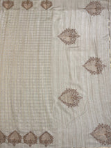 MIMOSA Tussar Saree Saree — pallu and zari work detail