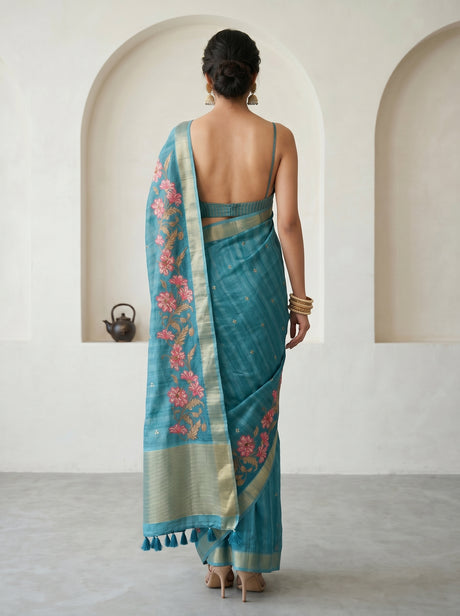 MIMOSA Saree Saree — pose 2 styling detail