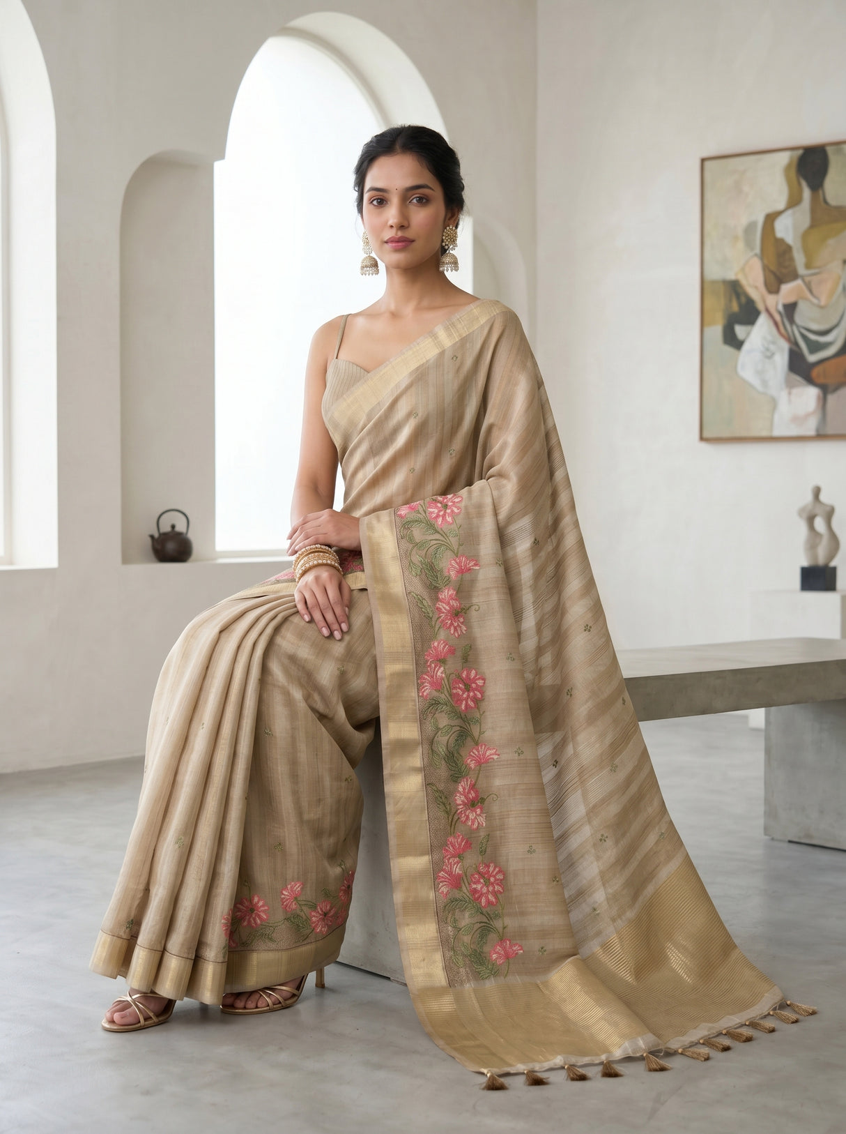 MIMOSA Saree Saree — pose 8 styling detail