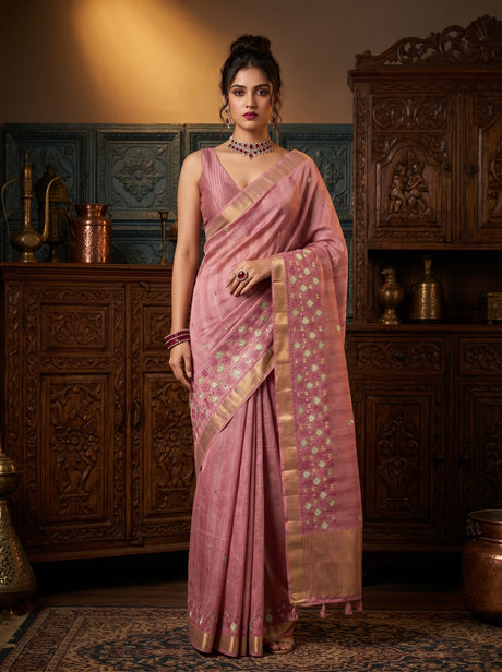 MIMOSA Saree Saree — front view on mannequin