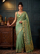 MIMOSA Saree Saree — front view on mannequin
