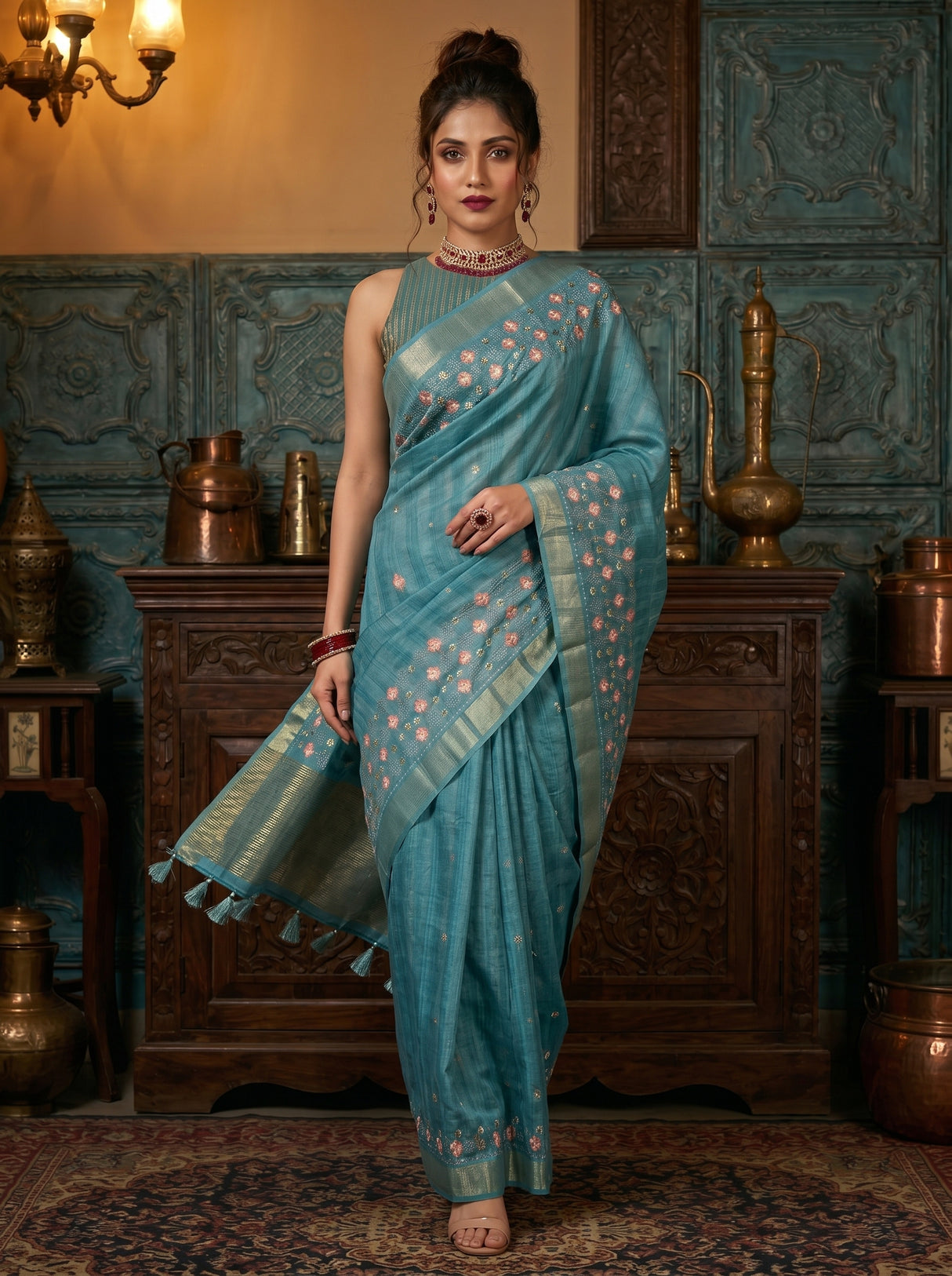 MIMOSA Saree Saree — pose 7 styling detail