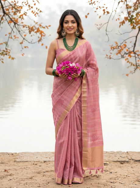 MIMOSA Saree Saree — front view on mannequin