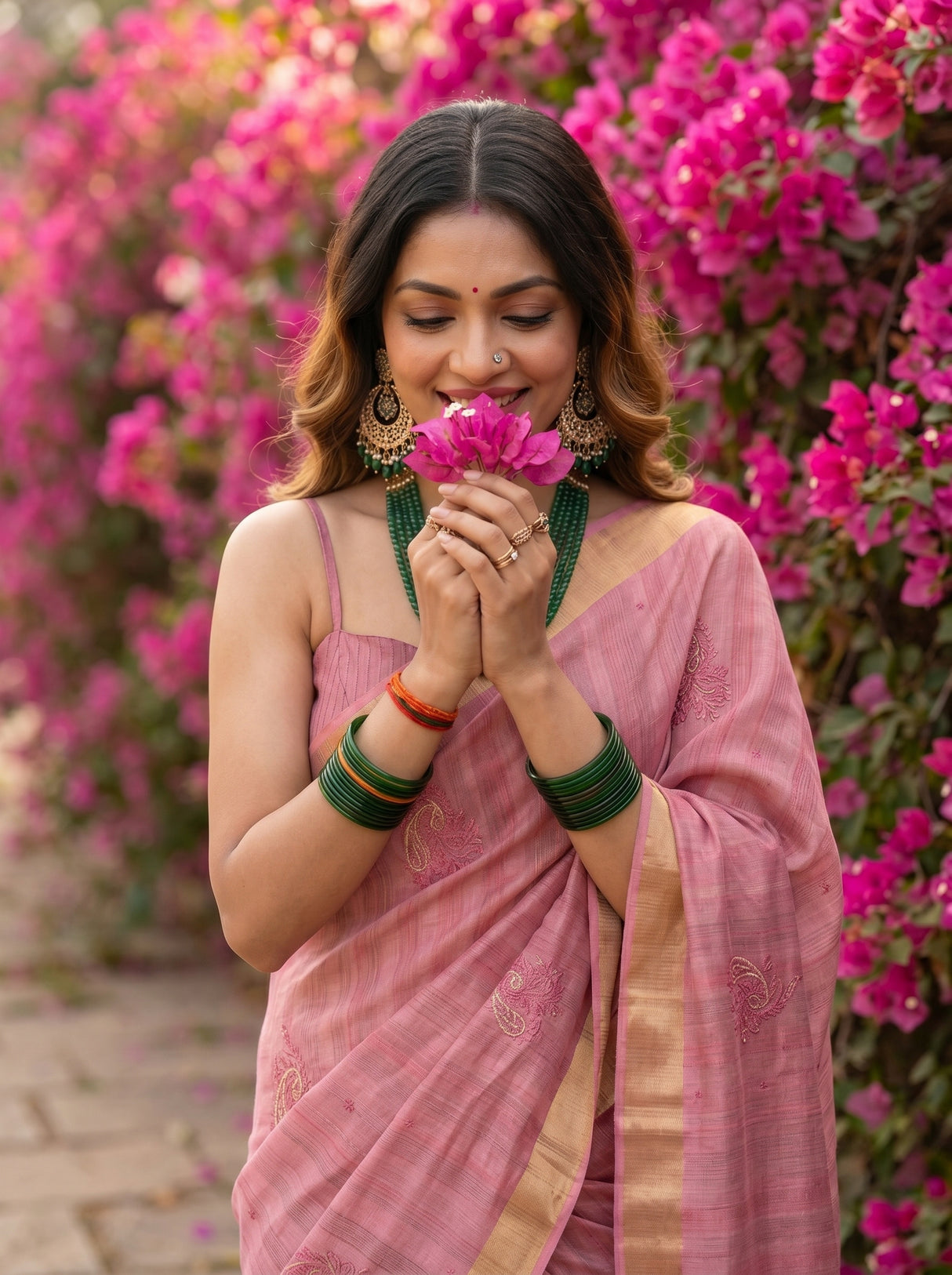 MIMOSA Saree Saree — pose 10 styling detail