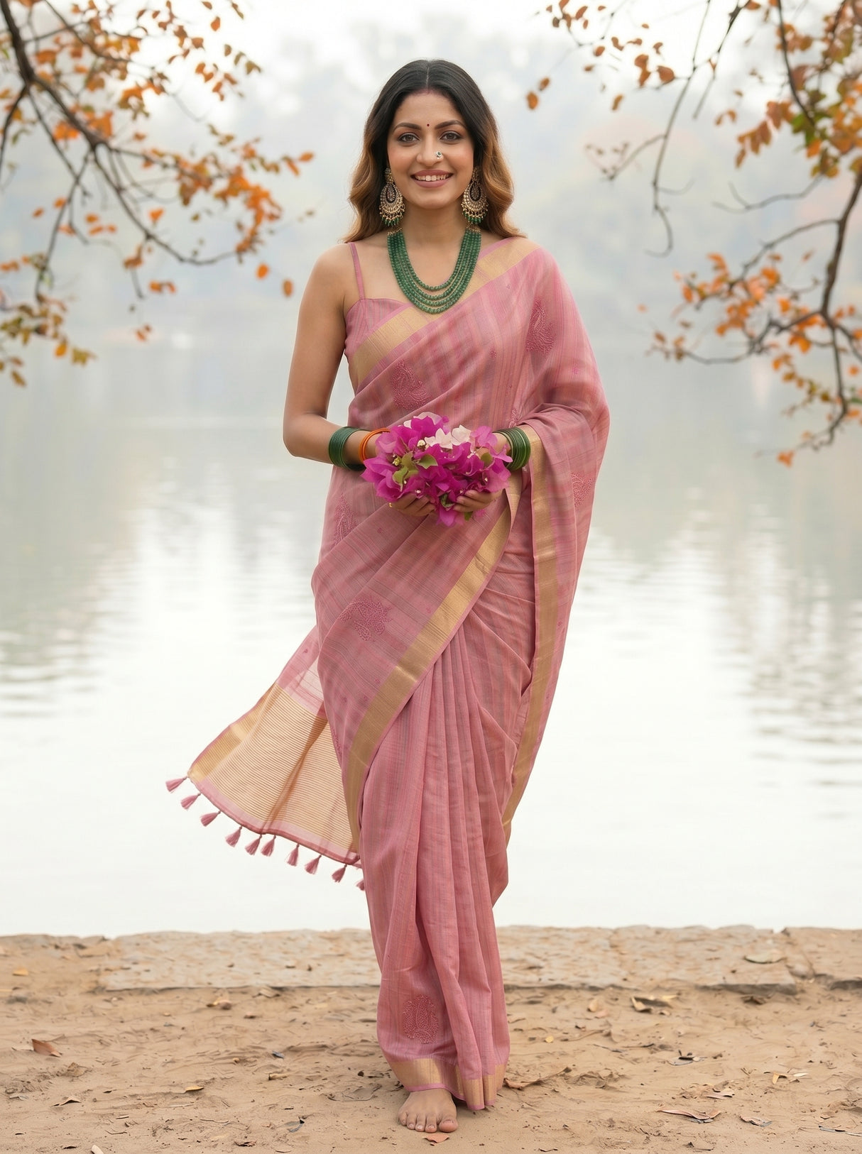 MIMOSA Saree Saree — pose 6 styling detail
