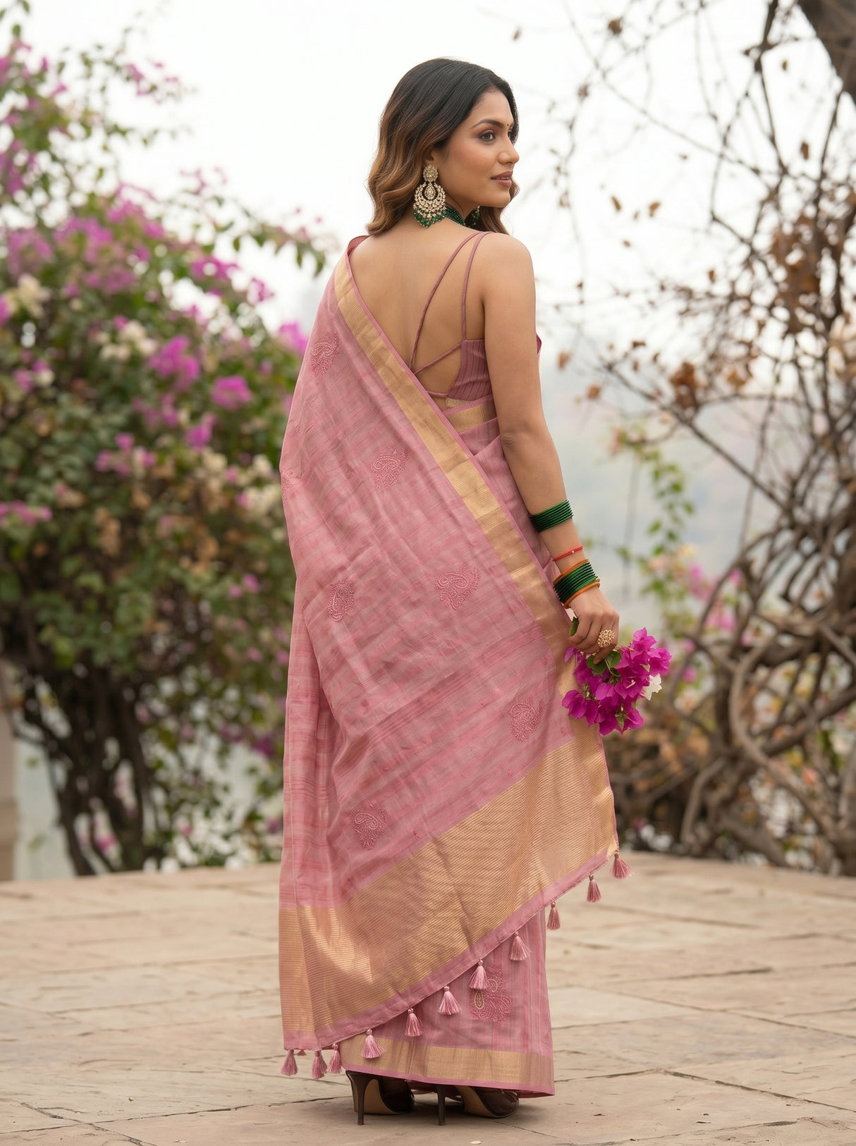 MIMOSA Saree Saree — pose 7 styling detail