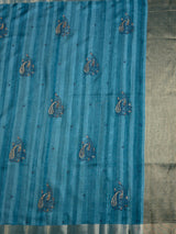 MIMOSA Saree Saree — pallu and zari work detail