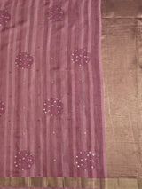 MIMOSA Saree Saree — pallu and zari work detail