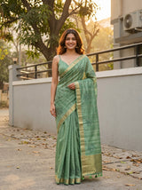 MIMOSA Saree Saree — front view on mannequin