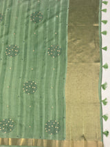 MIMOSA Saree Saree — pallu and zari work detail