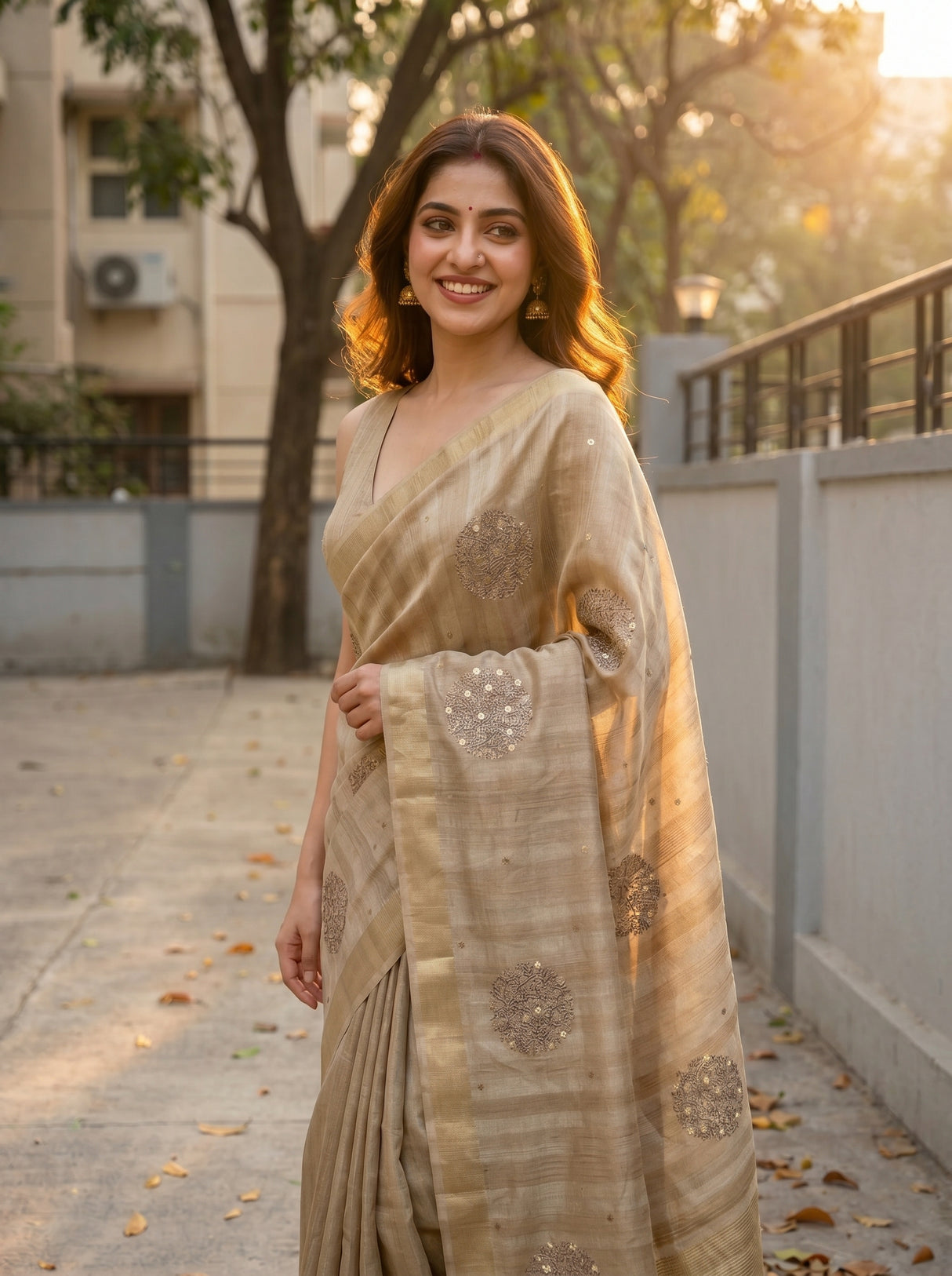 MIMOSA Saree Saree — pose 10 styling detail