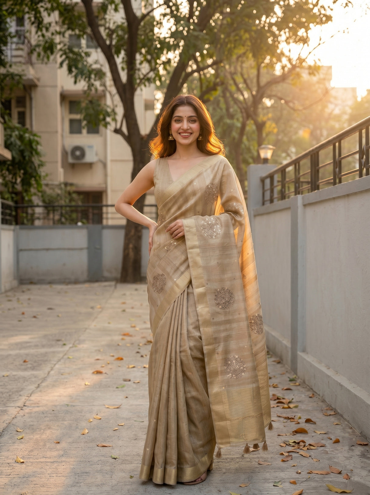 MIMOSA Saree Saree — pose 5 styling detail