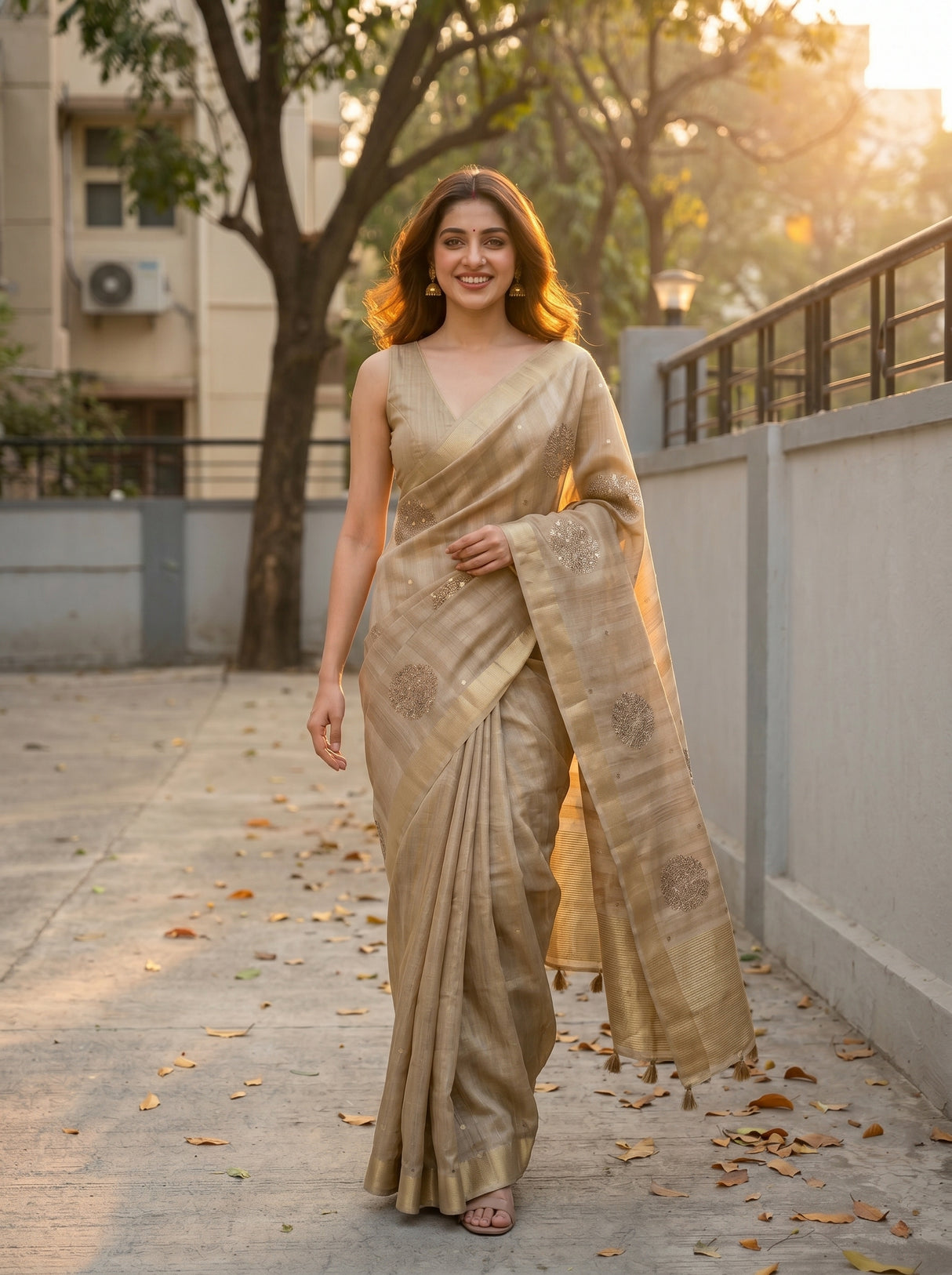 MIMOSA Saree Saree — pose 6 styling detail