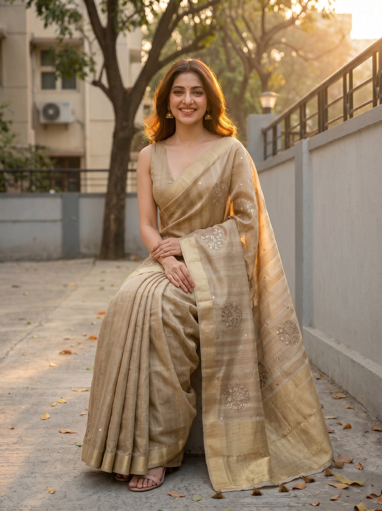 MIMOSA Saree Saree — pose 8 styling detail