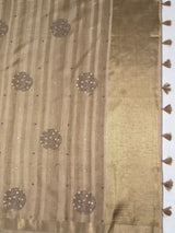 MIMOSA Saree Saree — pallu and zari work detail