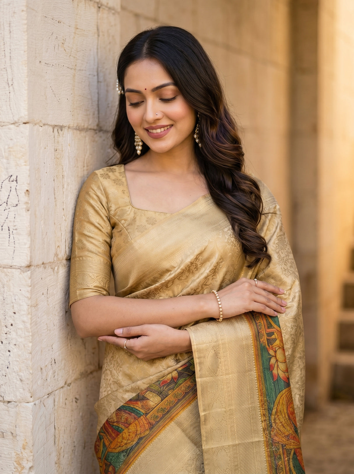 MIMOSA Saree Saree — pose 10 styling detail