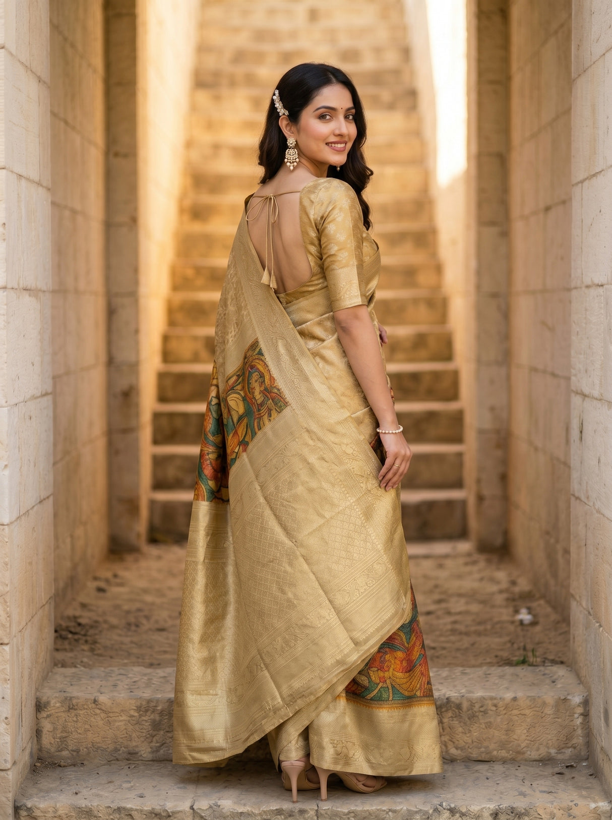 MIMOSA Saree Saree — pose 7 styling detail