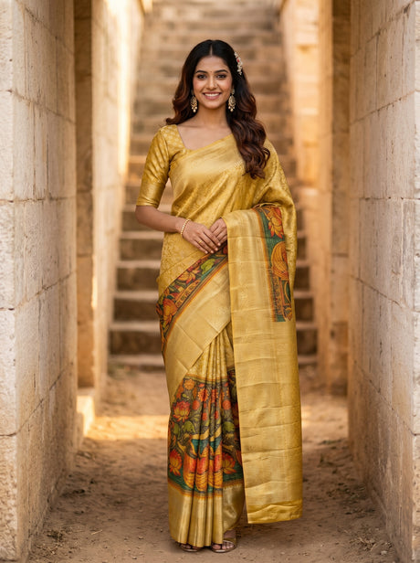 MIMOSA Saree Saree — front view on mannequin