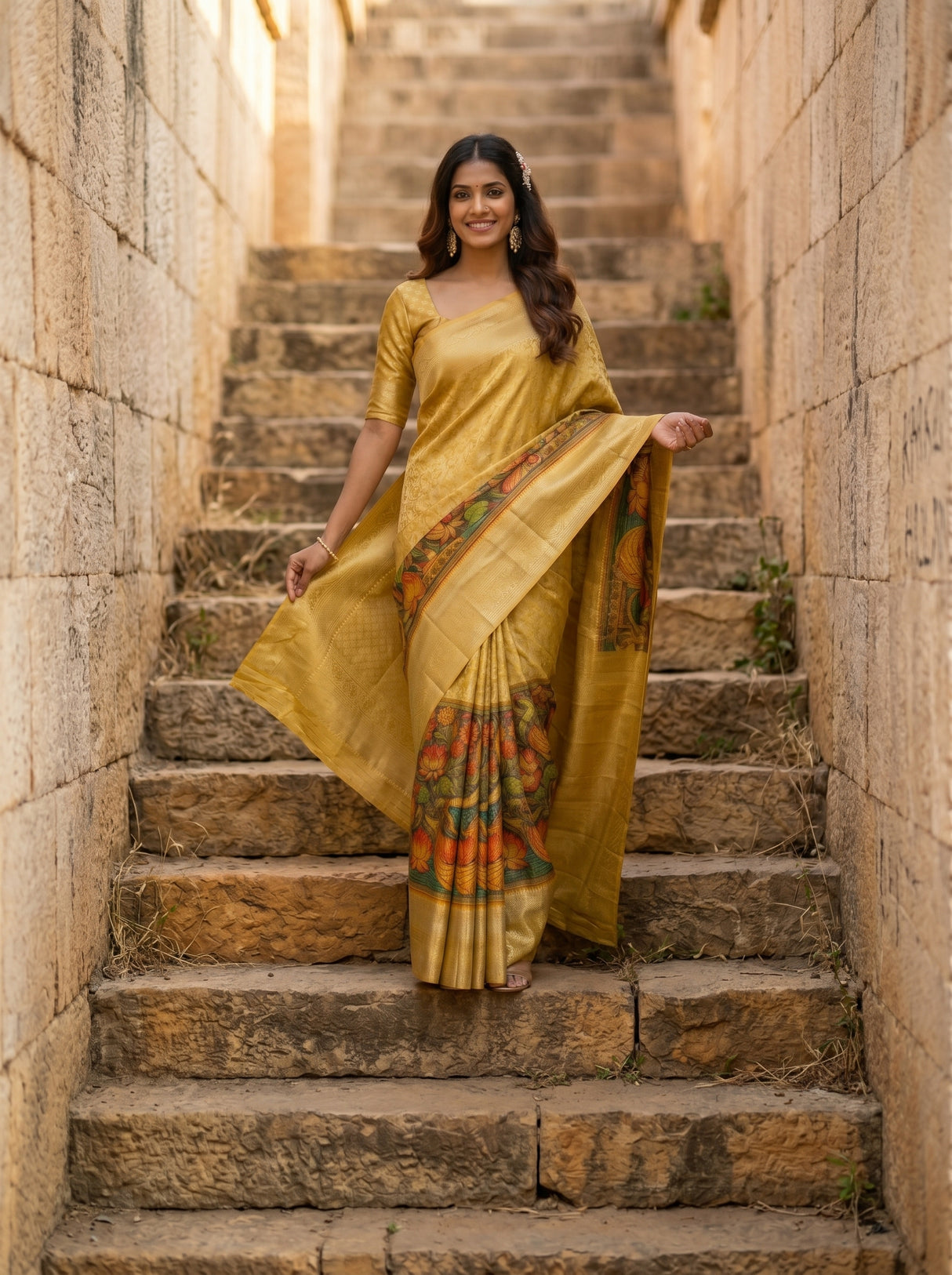 MIMOSA Saree Saree — pose 5 styling detail