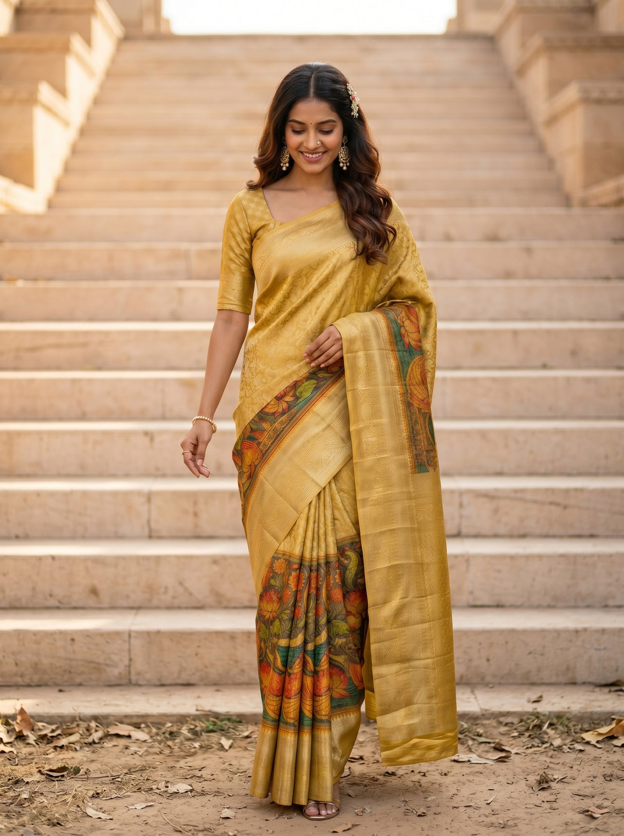 MIMOSA Saree Saree — pose 6 styling detail