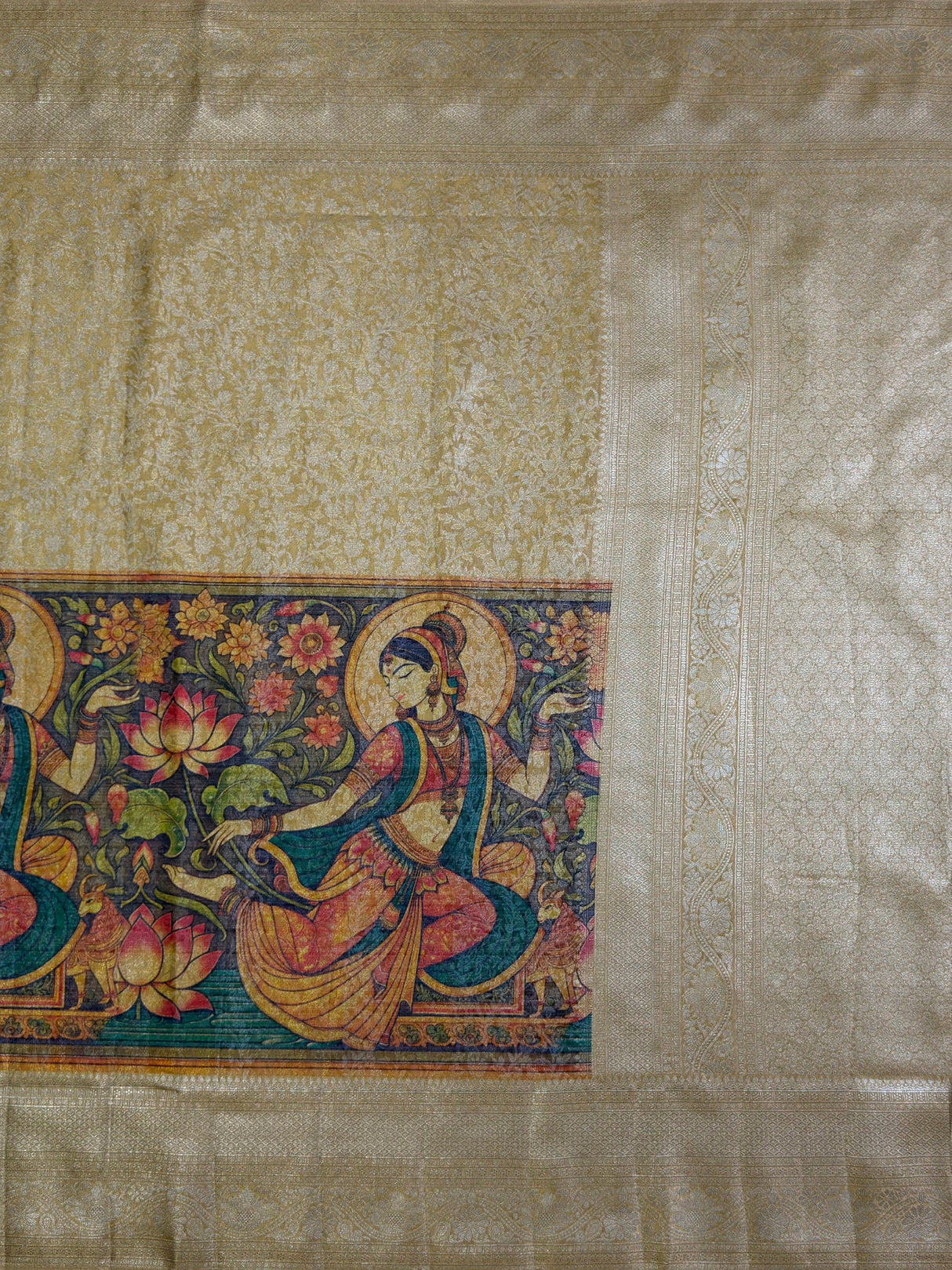 MIMOSA Saree Saree — pallu and zari work detail